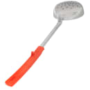 Vollrath 62180 8 oz Perforated Spoodle - Orange Poly Handle, Stainless thumbnail 4