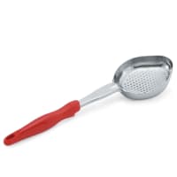 Vollrath 62180 8 oz Perforated Spoodle - Orange Poly Handle, Stainless thumbnail 7