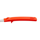 Vollrath 62182 8 oz Solid Spoodle - Orange Poly Handle, Stainless thumbnail 6