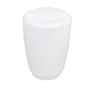 Vollrath 632-02 32 oz Dripcut® Cafe Color Cylindrical Dripcut Server - White Polyethylene, Red Plastic Top thumbnail 6