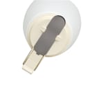 Vollrath 632-18 32 oz Dripcut® Cafe Color Cylindrical Dripcut Server - White Polyethylene, Almond Plastic Top thumbnail 5
