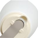 Vollrath 632-18 32 oz Dripcut® Cafe Color Cylindrical Dripcut Server - White Polyethylene, Almond Plastic Top thumbnail 6