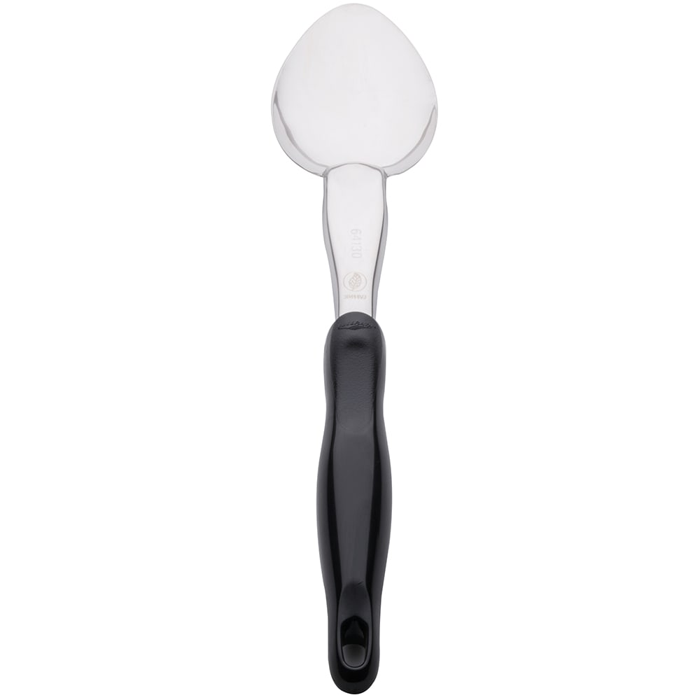 Vollrath 64130 14" Heavy-Duty Solid Spoon - Black Nylon Handle