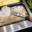 Vollrath 64130 14" Heavy-Duty Solid Spoon - Black Nylon Handle thumbnail 6