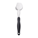 Vollrath 64136 14" Heavy-Duty 3 Sided Solid Spoon - Black Nylon Handle thumbnail 4