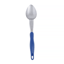 Vollrath 6414030 14" Heavy-Duty Solid Spoon - Blue Nylon Handle thumbnail 2
