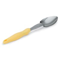 Vollrath 6414030 14" Heavy-Duty Solid Spoon - Blue Nylon Handle thumbnail 5