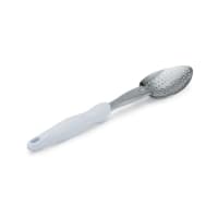 Vollrath 6414240 14" Heavy-Duty Perforated Spoon - Red Nylon Handle thumbnail 6