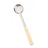 Vollrath 6422335 3 oz Oval Perforated Spoodle - Ivory Nylon Handle, Heavy-Duty, Stainless Steel thumbnail 2
