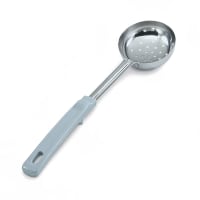 Vollrath 6422445 4 oz Oval Perforated Spoodle - Gray Nylon Handle, Heavy-Duty, Stainless Steel thumbnail 2
