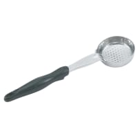 Vollrath 6422520 5 oz Oval Perforated Spoodle - Black Nylon Handle, Heavy-Duty, Stainless Steel thumbnail 6