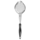Vollrath 6422820 8 oz Oval Perforated Spoodle - Black Nylon Handle, Heavy-Duty, Stainless Steel thumbnail 4