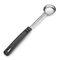 Vollrath 6432120 1 oz Round Perforated Spoodle - Black Nylon Handle, Heavy-Duty, Stainless Steel thumbnail 6
