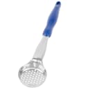 Vollrath 6432230 2 oz Round Perforated Spoodle - Blue Nylon Handle, Heavy-Duty, Stainless Steel thumbnail 3
