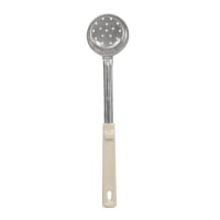 Vollrath 6432335 3 oz Round Perforated Spoodle - Ivory Nylon Handle, Heavy-Duty, Stainless Steel thumbnail 5