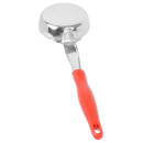 Vollrath 6433865 8 oz Round Solid Spoodle - Orange Nylon Handle, Heavy-Duty, Stainless Steel thumbnail 5