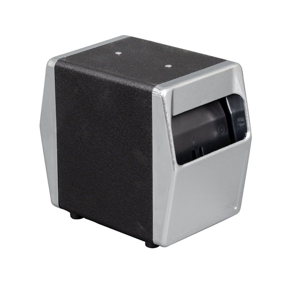 Vollrath 6509-06 Table-Type Napkin Dispenser - 2 Sided, Chrome Face, Black