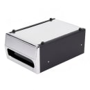 Vollrath 6513-06 Counter-Type Napkin Dispenser - Chrome-Plated Face, Black thumbnail 4