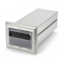 Vollrath 6525-13 In-Counter Napkin Dispenser - 500 Capacity, Clear Faceplate, Stainless thumbnail 2