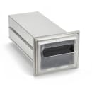Vollrath 6525-13 In-Counter Napkin Dispenser - 500 Capacity, Clear Faceplate, Stainless thumbnail 3