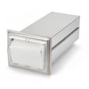 Vollrath 6525-13 In-Counter Napkin Dispenser - 500 Capacity, Clear Faceplate, Stainless thumbnail 5