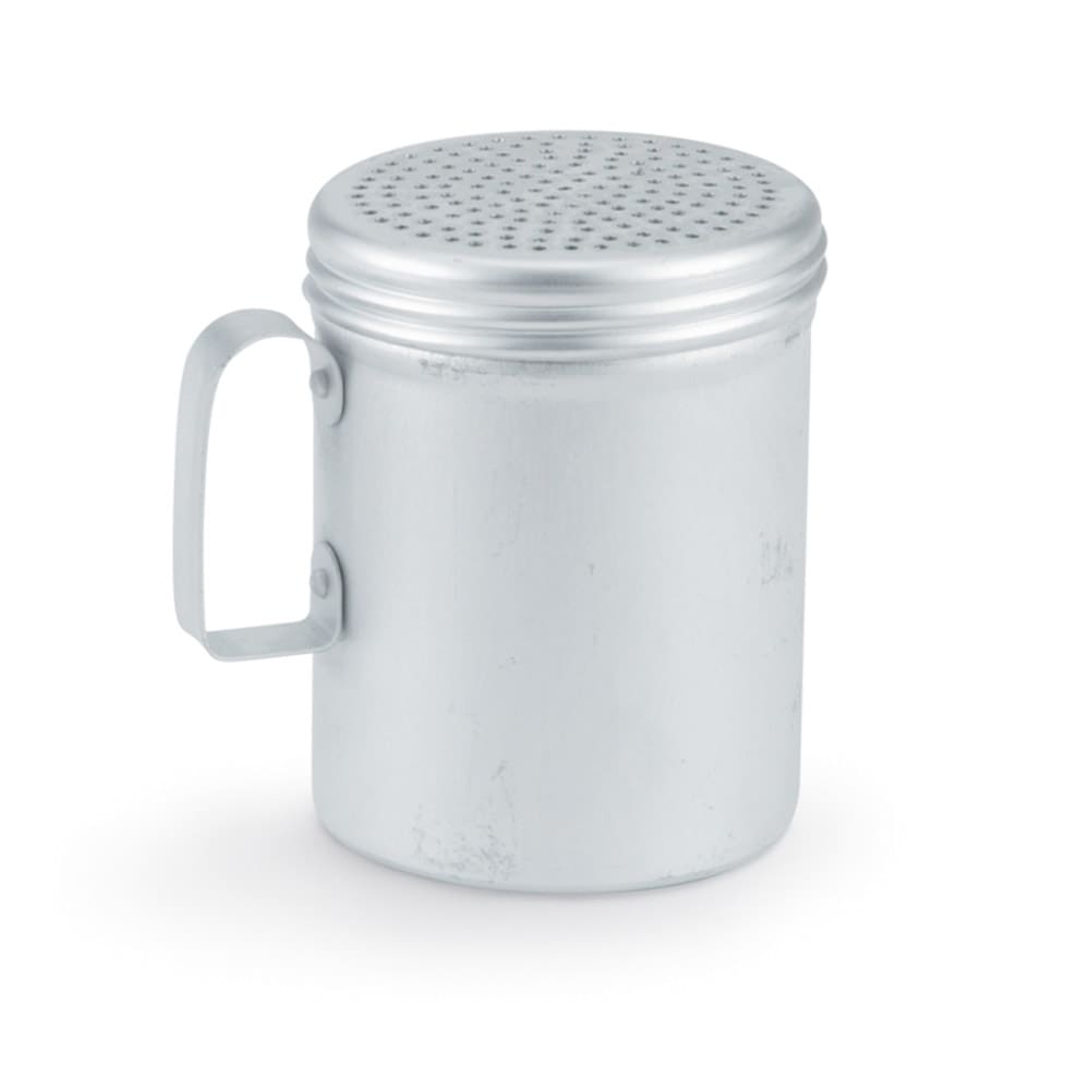 Vollrath 68184 10 oz Dredge w/ Handle & Small Holes, Aluminum