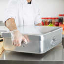 Vollrath 68390 42 qt Roasting Pan with Cover - Heavy-Duty, 21 5/8 x 18 1/8 x 9" Aluminum thumbnail 6