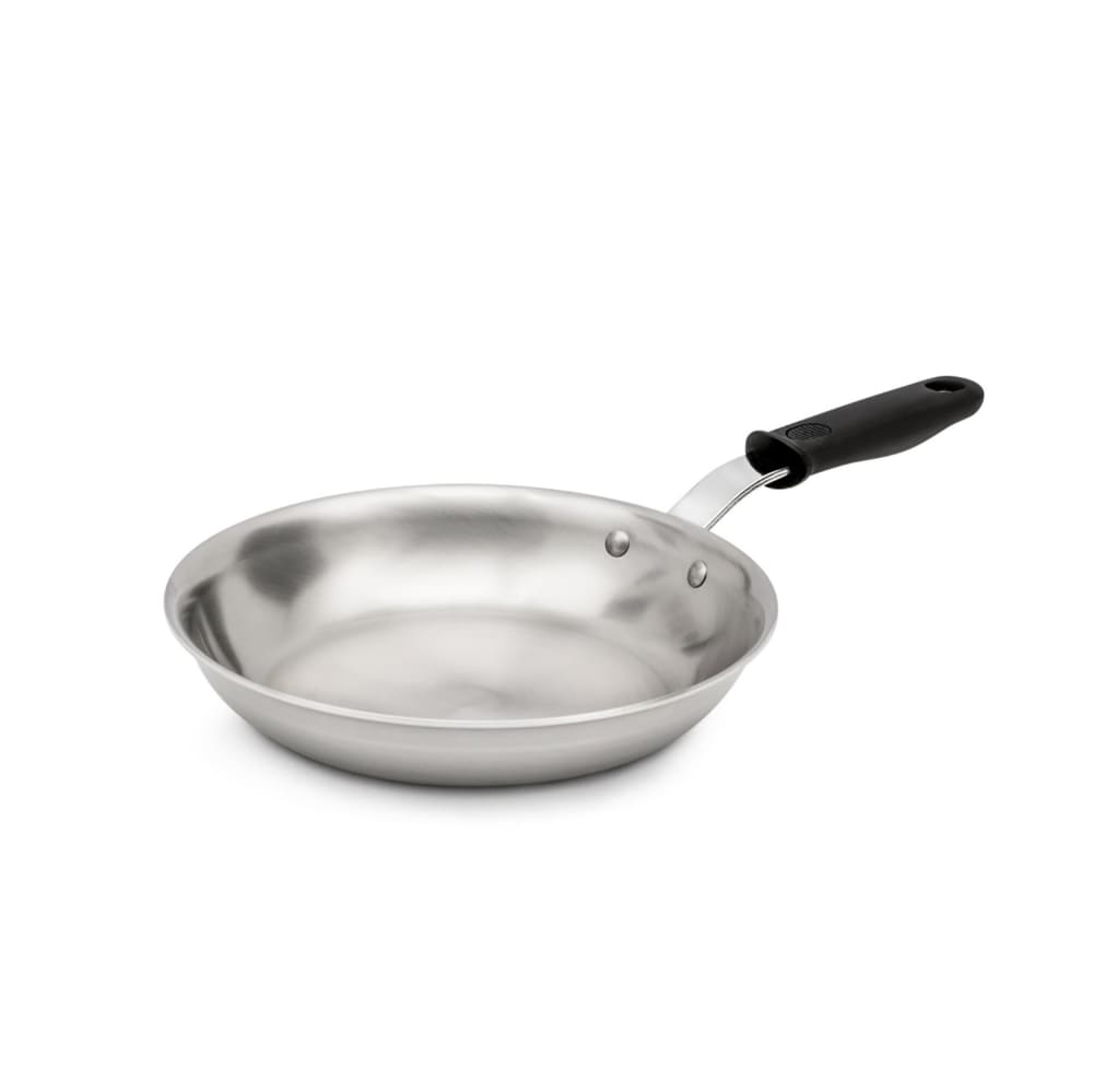 Vollrath 692107 7" Tribute® Stainless Steel Frying Pan w/ Hollow Silicone Handle - Induction Ready