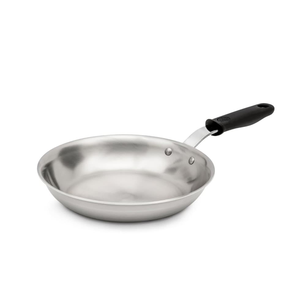 Vollrath 692112 12" Tribute® Stainless Steel Frying Pan w/ Hollow Silicone Handle - Induction Ready
