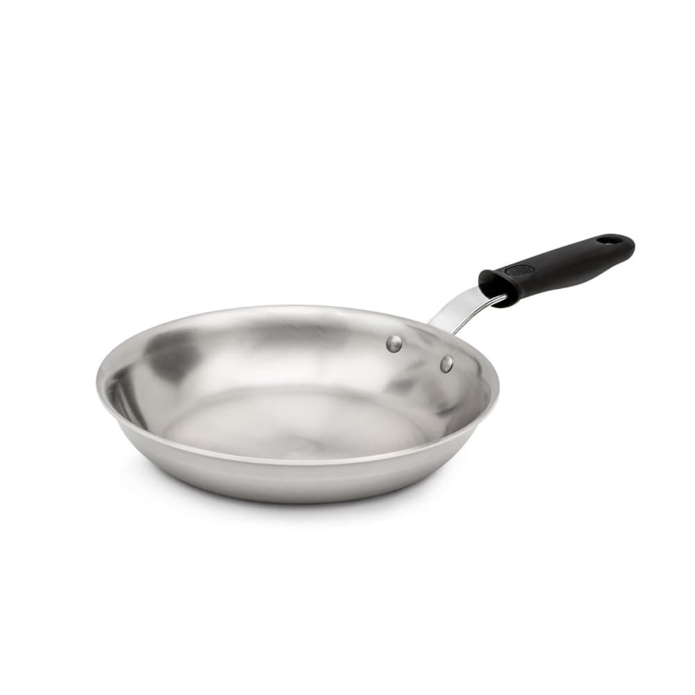 Vollrath 692114 14" Tribute® Stainless Steel Frying Pan w/ Hollow Silicone Handle - Induction Ready