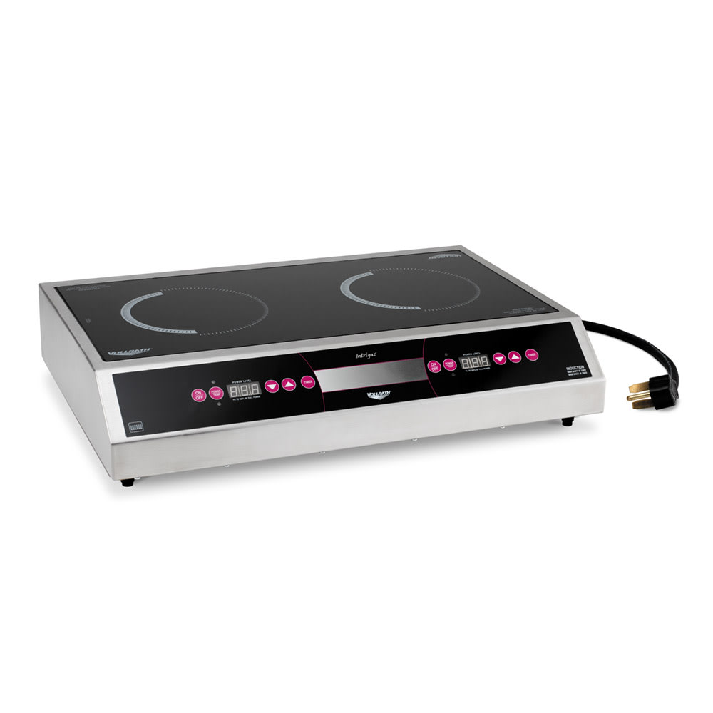 Vollrath 69523 Professional Series Countertop Induction Cooktop w/ (2) Burners, 208-240v/1ph