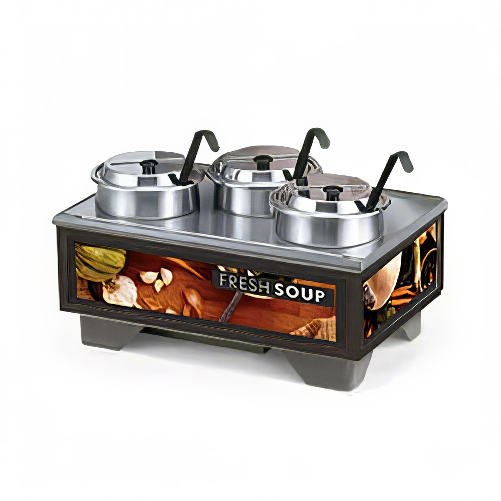 Vollrath 720201002 Full Size Soup Merchandiser Base - Tuscan, 4 qt Accessories, 120v
