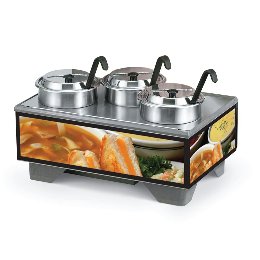 Vollrath 720201003 Full Size Soup Merchandiser Base - Country Kitchen, 4 qt Accessories, 120v