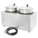 Vollrath 72040 (2) 4 1/8 qt Countertop Soup Warmer w/ Thermostatic Controls, 120v thumbnail 3