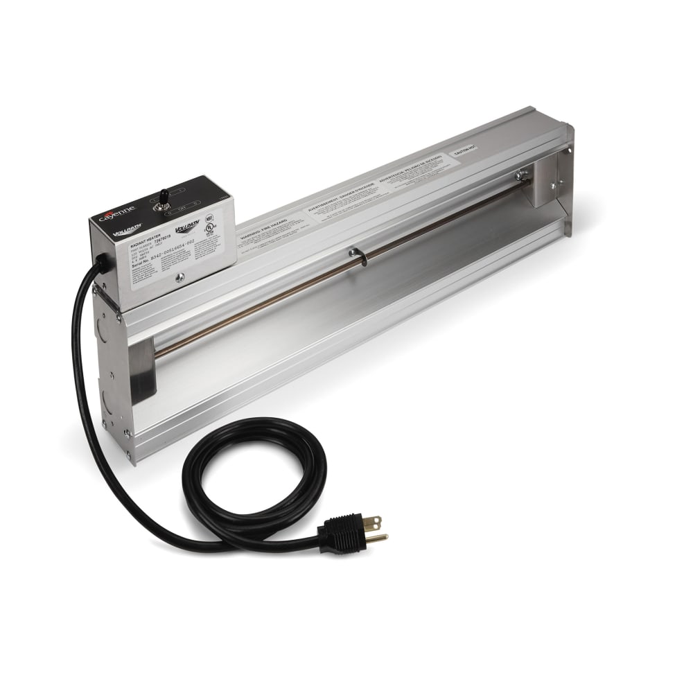 Vollrath 72687019 48" Cayenne Heat Strip - Medium Wattage, 6-ft Cord, 120v