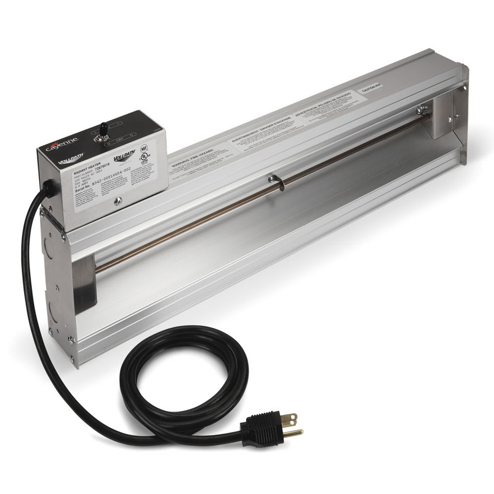 Vollrath 72693019 60" Strip Display Light - (10) 60 Watt Bulb, Built In Toggle Control, 120v