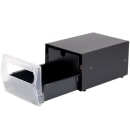 Vollrath 7512-06 Napkin Dispenser - Counter-Type, 11 3/4x8x6" Clear Face, Black thumbnail 2