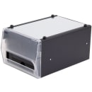 Vollrath 7512-06 Napkin Dispenser - Counter-Type, 11 3/4x8x6" Clear Face, Black thumbnail 5