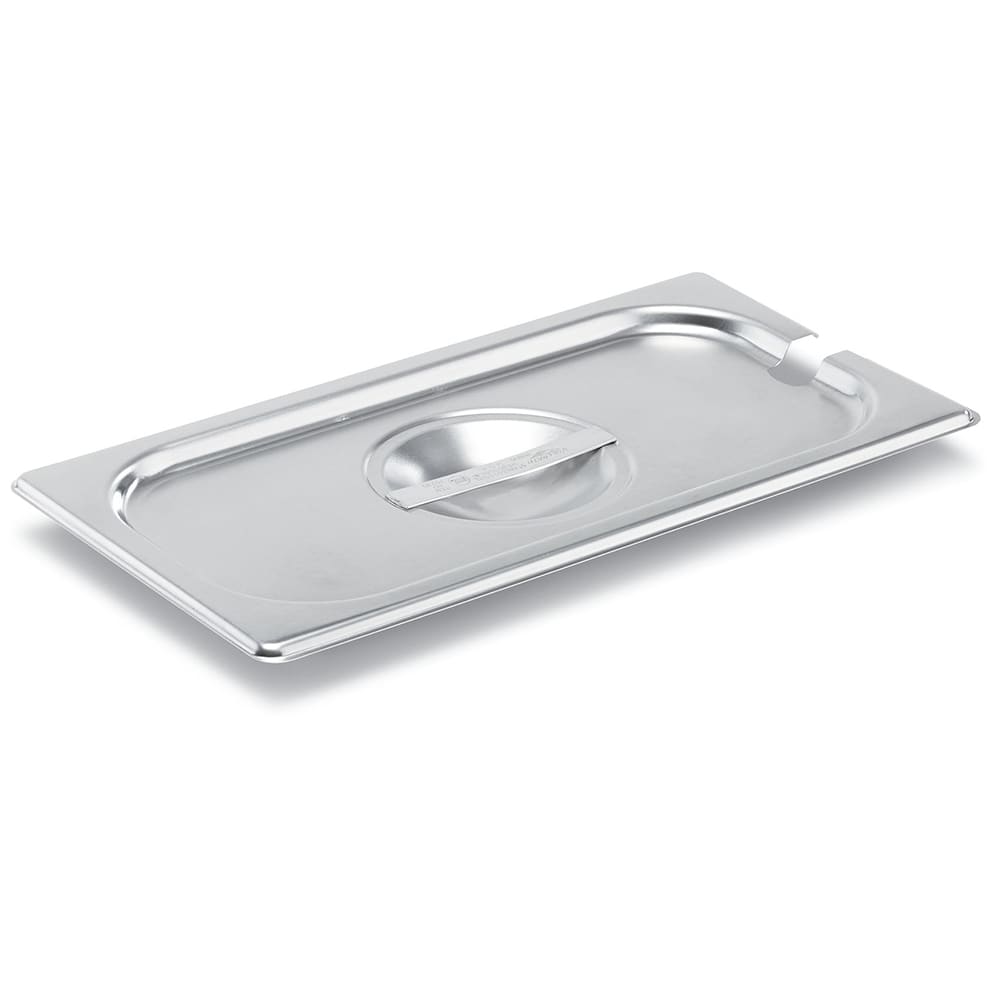 Vollrath 75230 Third-Size Steam Pan Cover, Stainless