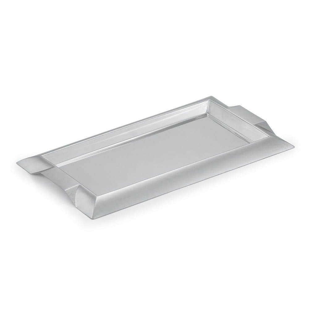 Vollrath 82094 Rectangular Serving Tray with Handles - 10" x 18" Stainless