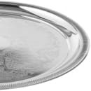 Vollrath 82100 12 3/8" Round Serving Tray - Gadroon Edge, 18 ga Stainless thumbnail 3