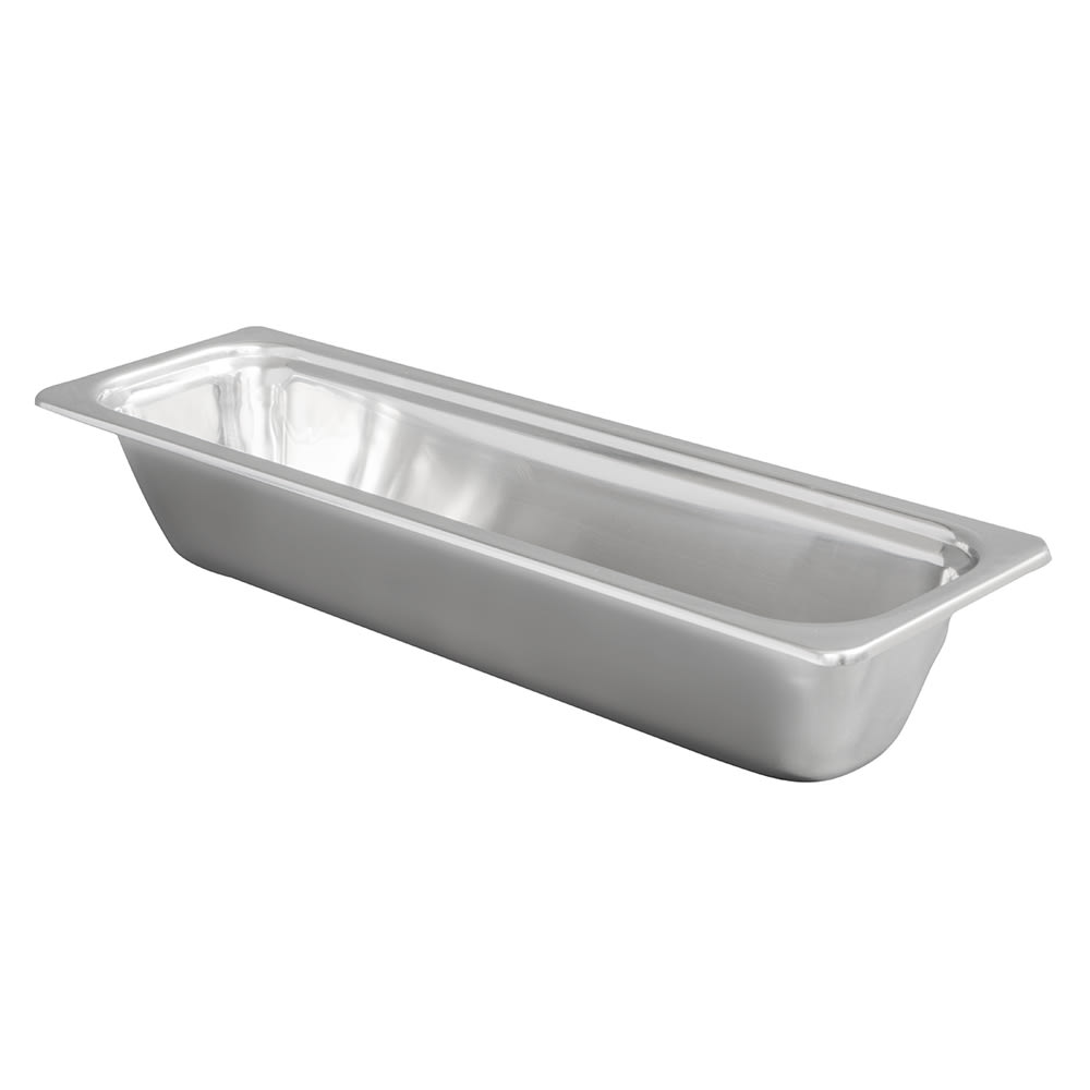 Vollrath 8230905 4 2/5 qt Miramar® Plain Half Size Long Rectangular Pan - Stainless