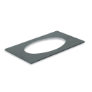 Vollrath 8240110 Miramar® Template - (1) Large Oval Decorative Pan, 12x20", Resin thumbnail 2