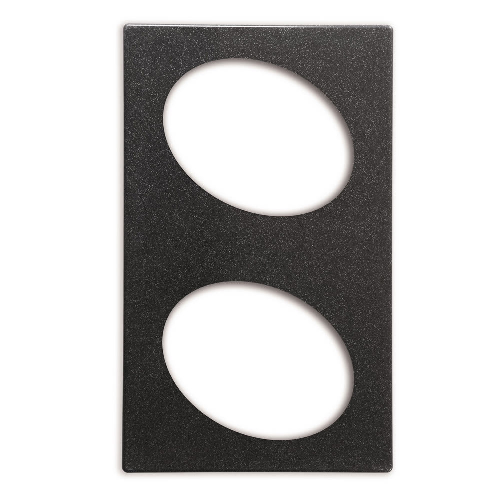 Vollrath 8240310 Miramar® Template - (2) Small Oval Decorative Pans, 12x20", Resin
