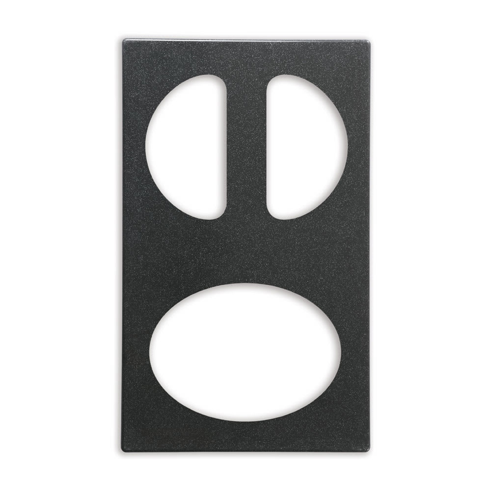 Vollrath 8240410 Miramar® Template - (1) Oval & (2) 1/2 Oval Pan, 12x20", Stainless