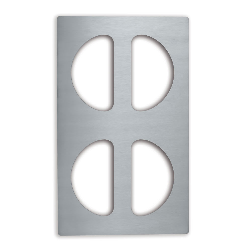 Vollrath 8241314 Miramar® Template - (4) 1/2 Oval Pans, 12x20", Stainless