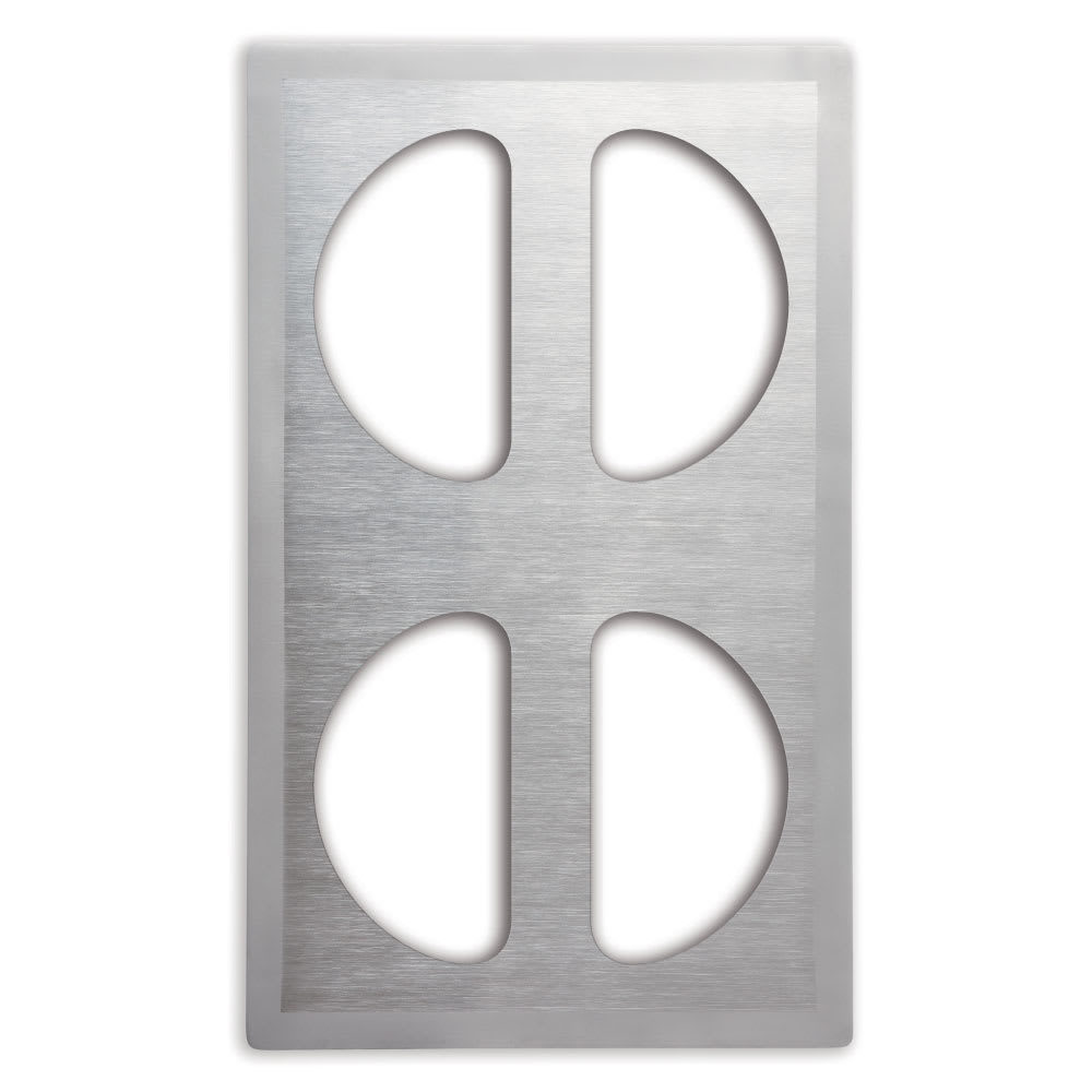 Vollrath 8241316 Miramar® Template - (4) 1/2 Oval Pans, 12x20", Stainless