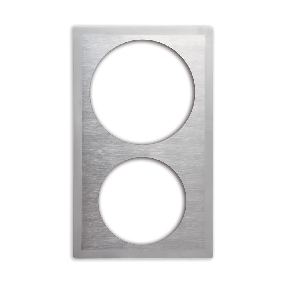 Vollrath 8242016 Miramar® Template - (1) 5 qt Casserole & (1) 3 qt Casserole, 21 1/8" x 12 3/4", Stainless