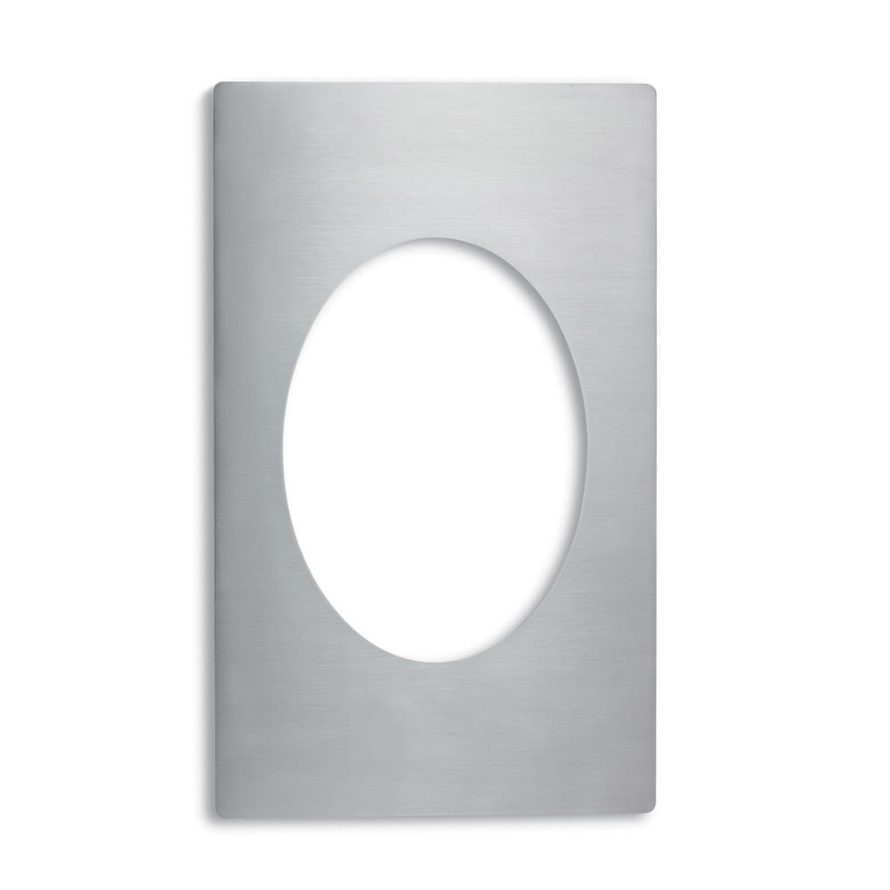 Vollrath 8242314 Miramar® Template - (1) Oval Au Gratin, 21 1/8" x 12 3/4", Stainless