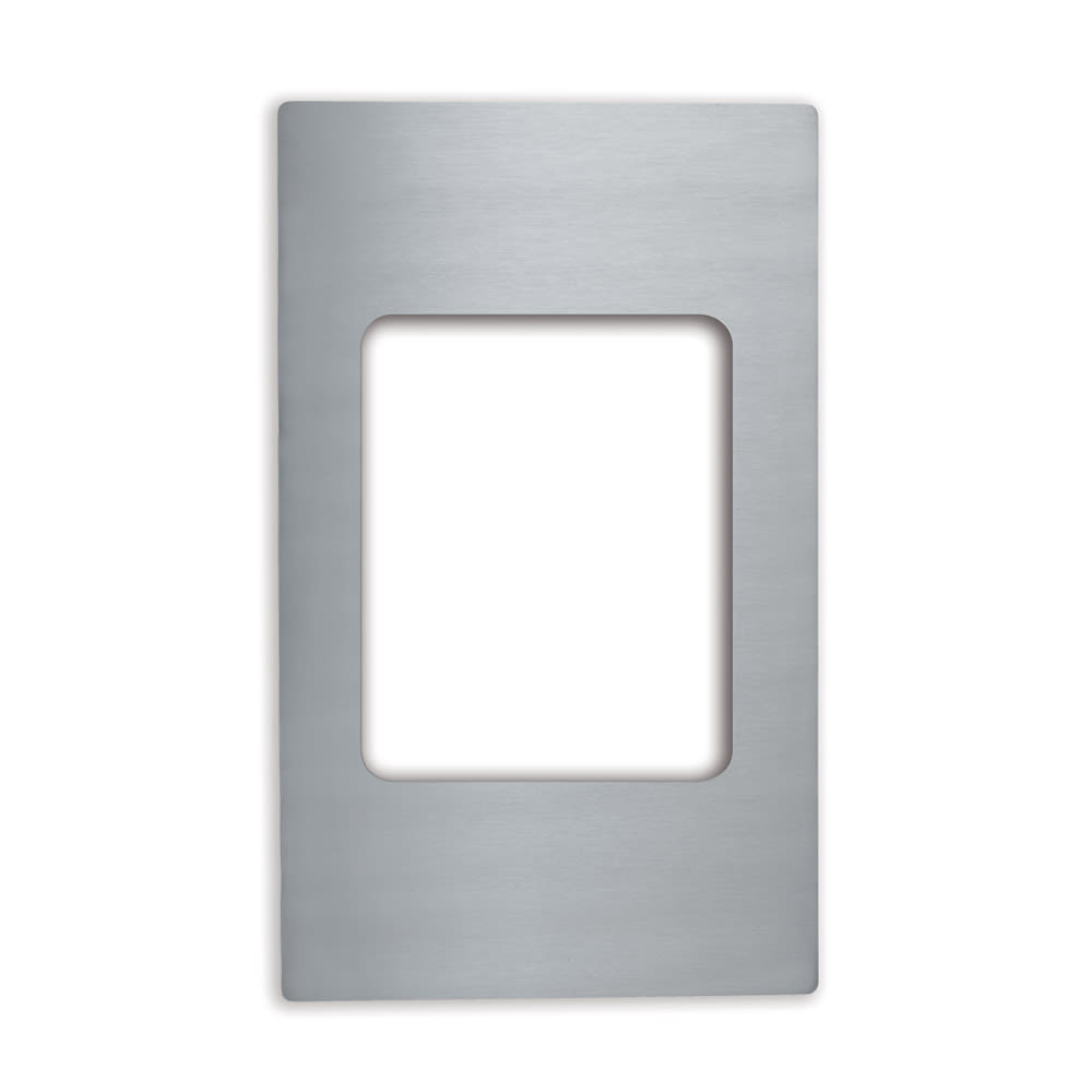 Vollrath 8242814 Miramar® Template - (1) Small Rectangle Pan, 21 1/8" x 12 3/4", Stainless